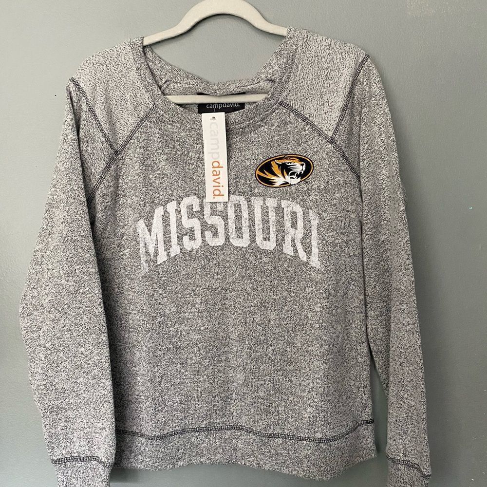 NWT Camp David Missouri Sweatshirt SZ M
